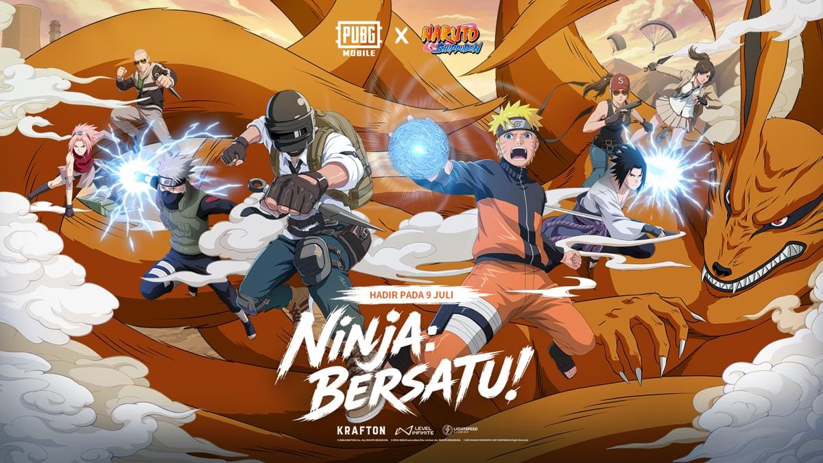 PUBG Mobile x Naruto Shippuden Resmi Hadir, Bakal Dimulai 9 Juli 2026