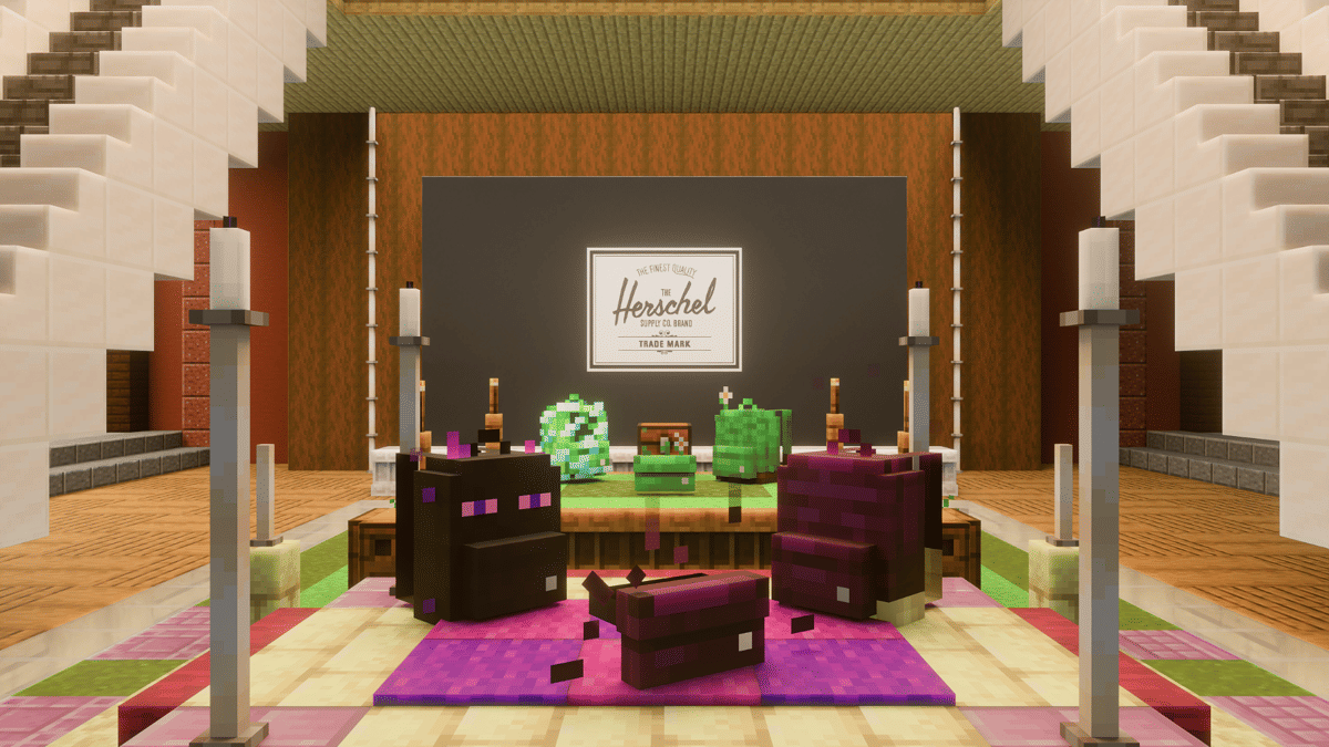 Kolaborasi Herschel Supply x Minecraft Hadirkan Pengalaman Belanja Unik Langsung dari dalam Game