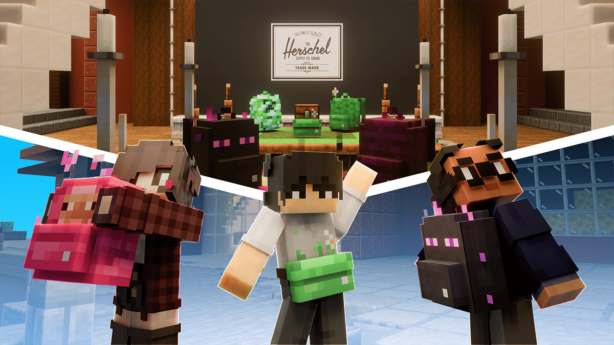 Kolaborasi Herschel Supply x Minecraft Hadirkan Pengalaman Belanja Unik Langsung dari dalam Game