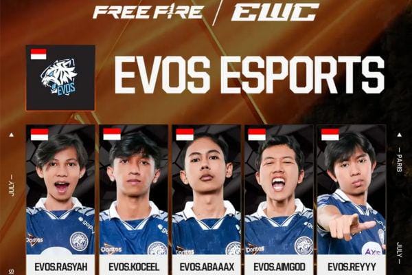 3 Wakil Indonesia Siap Tempur di Esports World Cup 2026 Free Fire