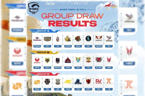 2026 PMPL ID Fall Resmi Dimulai! Ini Daftar Tim, Jadwal, Format, & Prize Pool