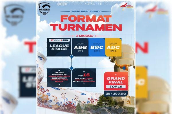 2026 PMPL ID Fall Resmi Dimulai! Ini Daftar Tim, Jadwal, Format, & Prize Pool