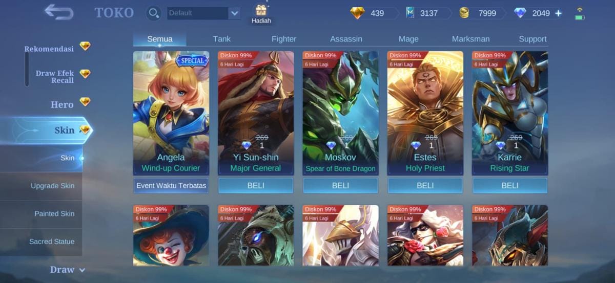 Jadwal Mega Sale Diamond Kuning MLBB Juli 2026, saat Terbaik Borong Skin Termurah