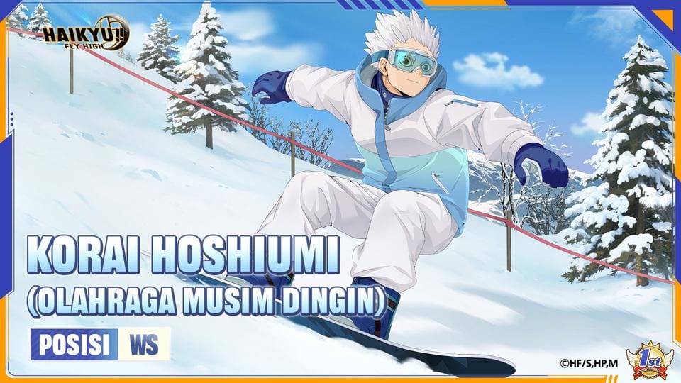 HAIKYU!! FLY HIGH Rayakan Ultah ke-1, Banjir Hadiah Gratis & Karakter SP Baru