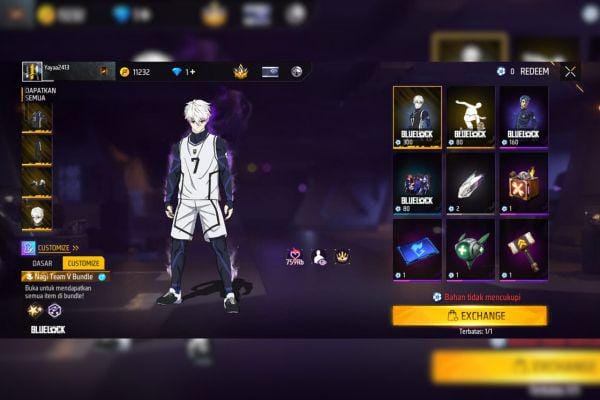 Top Up FF Murah Banget untuk Gacha Bundle Nagi Team V, Cek Triknya di Sini!
