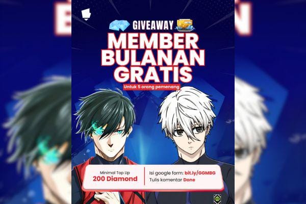 MBG Free Fire GGWP Hadir Lagi! Top Up 200 Diamond dan Dapat Kesempatan Member Bulanan Gratis