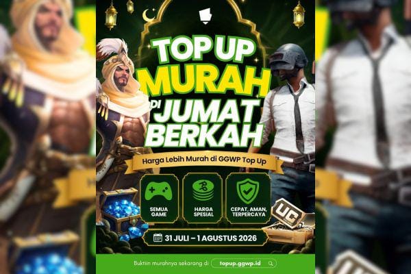 Promo Jumat Berkah GGWP Top Up Hadir, Nikmati Diskon Top Up Game Favoritmu