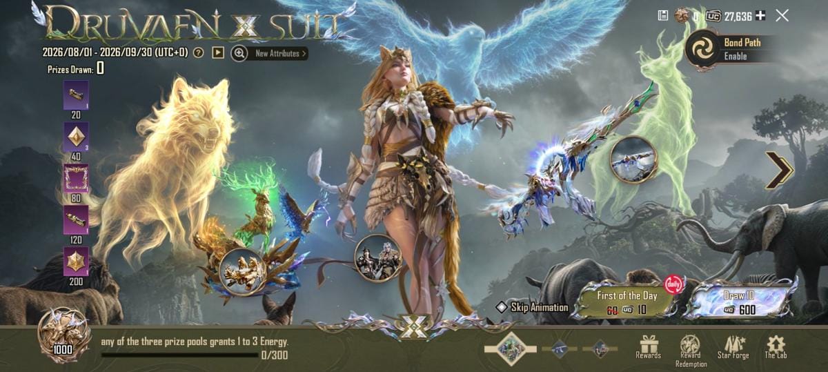 PUBG Mobile Rilis Druvaen X-Suit, Skin Pertama dengan 3 Form Upgrade dan Animasi Execute