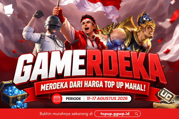 Sambut HUT RI ke-81, Gamerdeka Bikin Top Up Game Favorit Makin Murah di GGWP Top Up