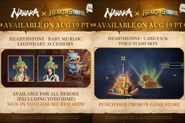 Naraka: Bladepoint Gandeng Hearthstone, Hadirkan Murloc hingga Suara Legendary