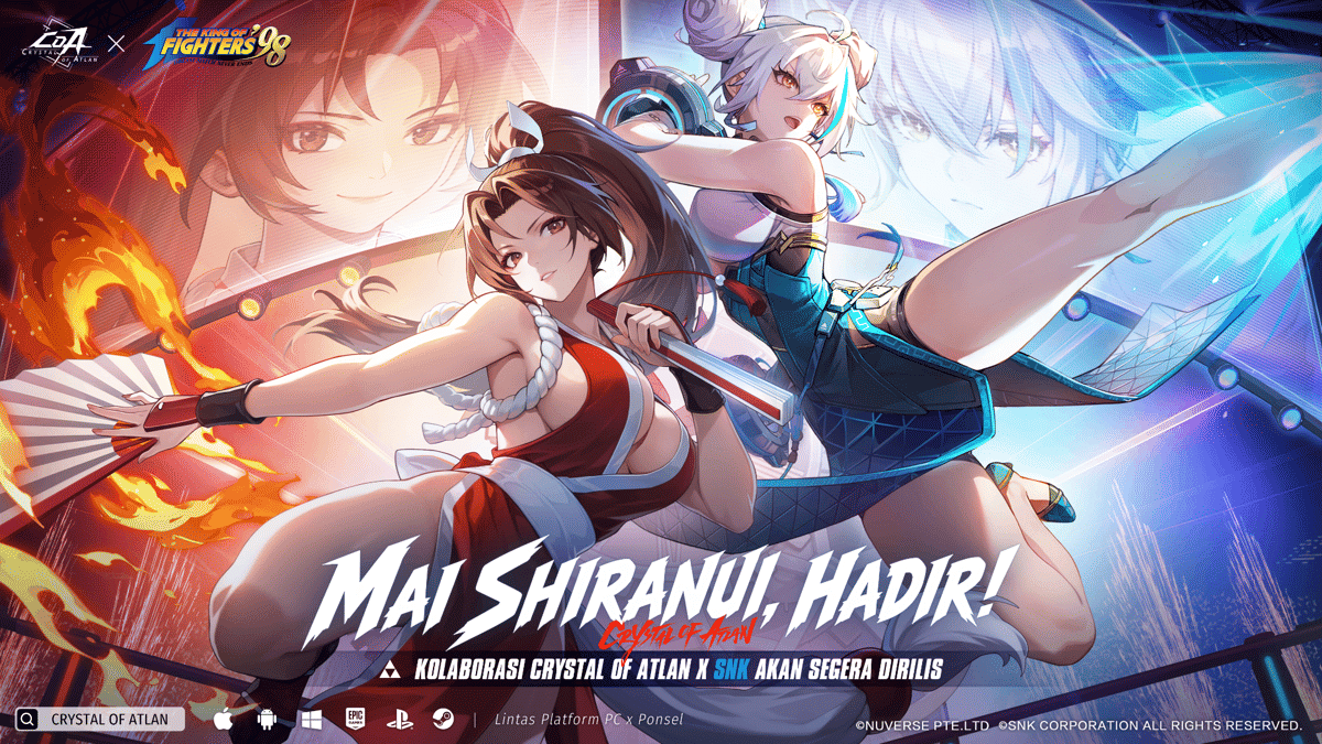 Mai Shiranui Hadir di Crystal of Atlan, Sugariff Jadi Profesi Fighter Baru
