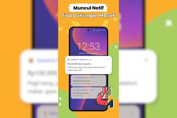 Saweria Mobile App Resmi Dirilis, Streamer Kini Bisa Pantau Dukungan Fans dari HP