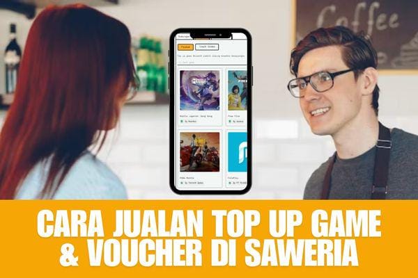 Cuma Modal HP, Begini Cara Jualan Top Up Game dan Voucher Lewat Saweria
