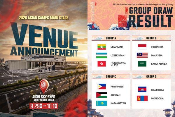 Hasil Drawing MLBB Asian Games 2026: Indonesia Hadapi Malaysia dan Arab Saudi