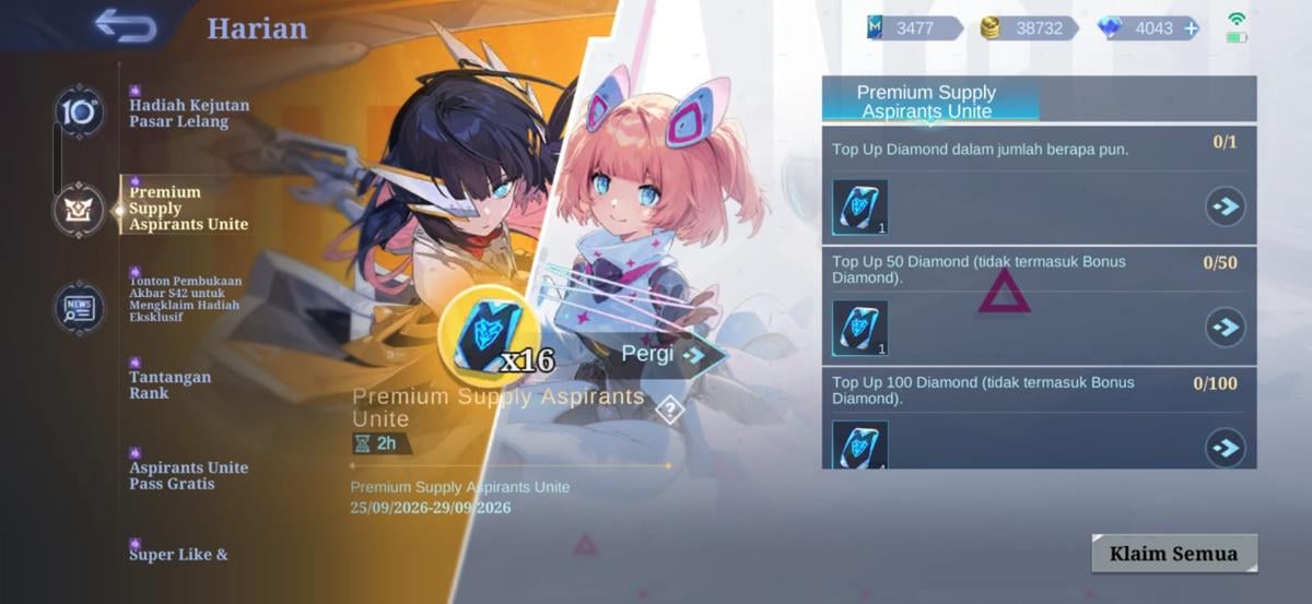 MLBB x Aspirants Unite 2026 Rerun: Cara Dapat Skin Ruby dan Angela Lebih Hemat
