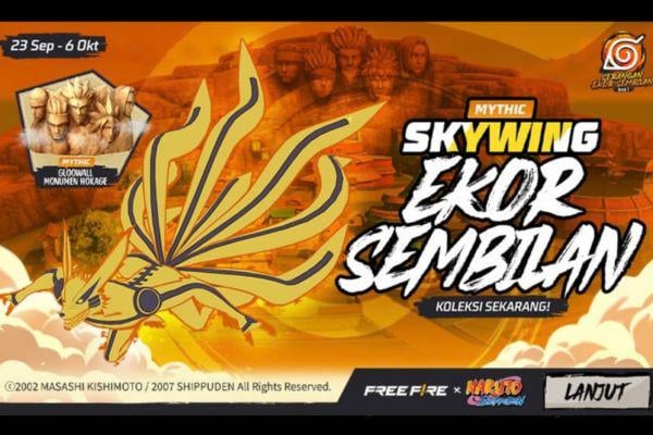 Cara Hemat Dapatkan Skywing Ekor Sembilan di Free Fire