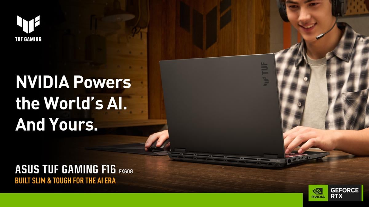 ASUS TUF Gaming F16 (FX608): Pilihan RTX™ AI PC Terbaik untuk Gamer, Kreator, hingga Profesional