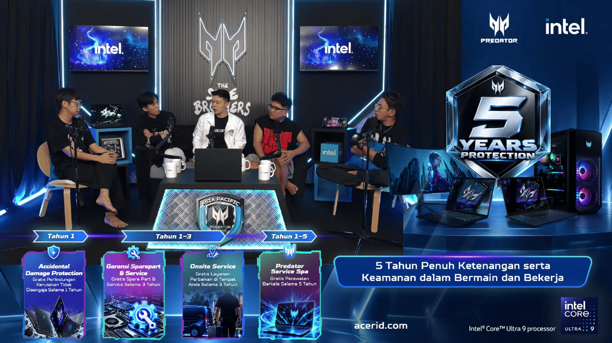 Acer #5TahunSiapTempur Hadirkan Perlindungan 5 Tahun dan Road to APAC Predator League 2027