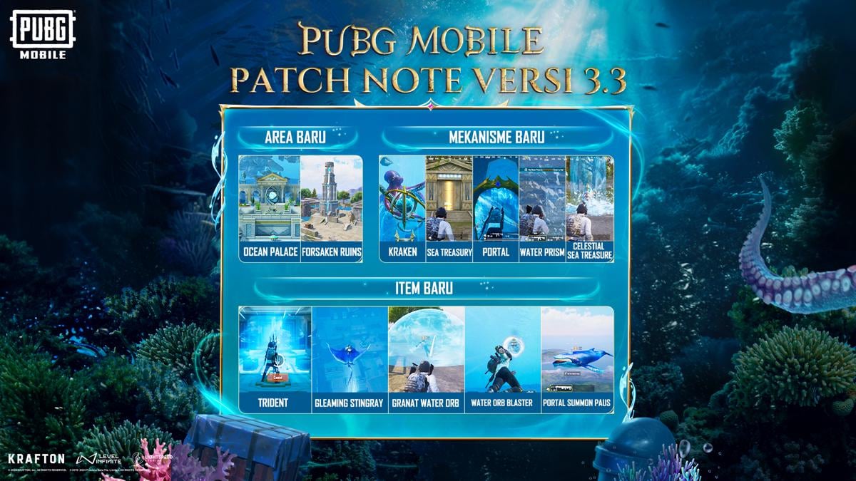 Mode Ocean Odyssey PUBG Mobile Hadir Lagi, Bisa Perang Bawah Laut di Erangel