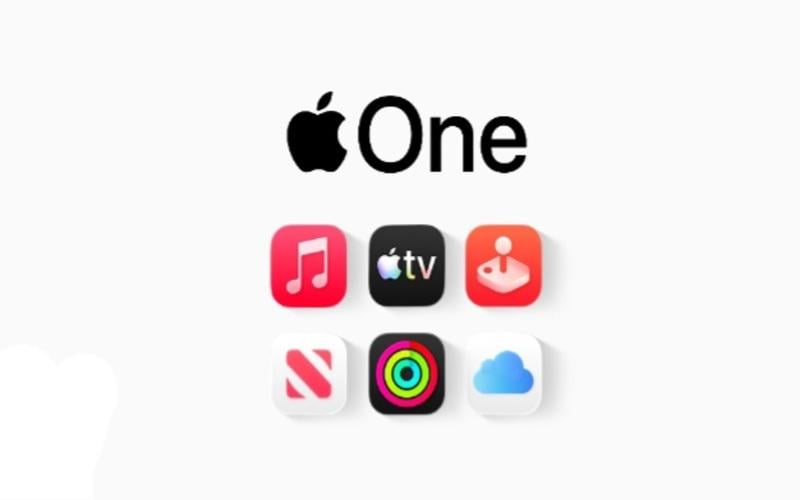 ilustrasi logo layanan Apple One