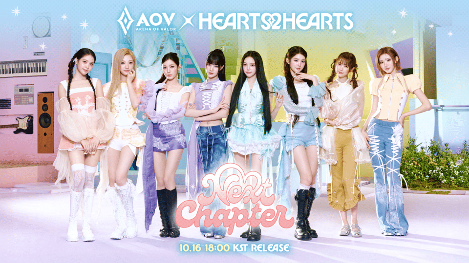 AOV Gandeng Hearts2Hearts untuk Rayakan Satu Dekade, Rilis Lagu "Next Chapter"